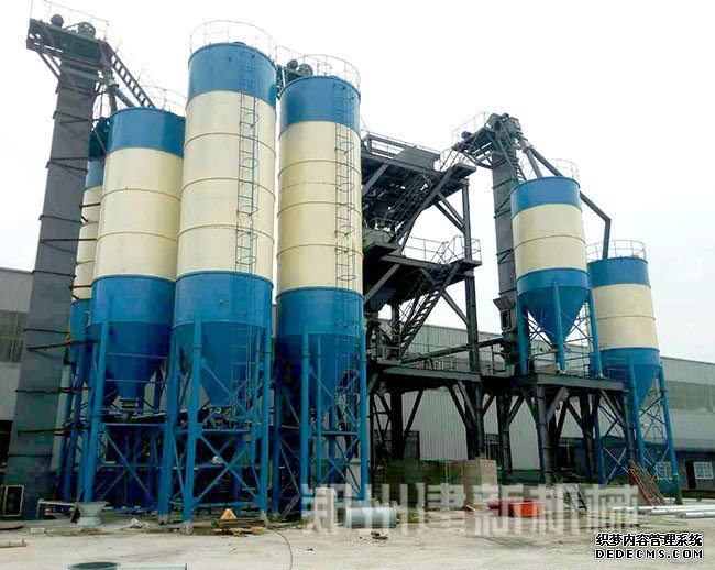 郑州建新干粉砂浆搅拌设备在安徽工作现场